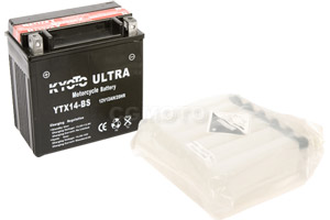 batteria YTX14-BS Kyoto : 150mm x 87mm x 147mm