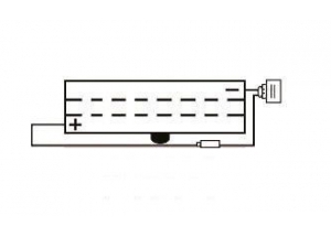 batteria 6N2A-2C-3 Yuasa : 70mm x 47mm x 106mm