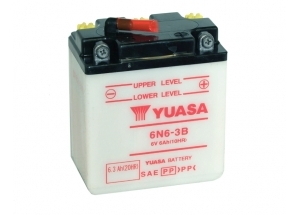 batteria 6n6-3b Yuasa : 99mm x 57mm x 110mm