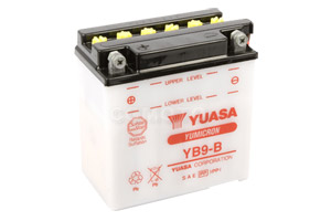 batteria YB9-B Yuasa : 137mm x 76mm x 140mm