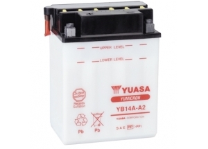 batteria YB14A-A2 Yuasa : 135mm x 91mm x 176mm