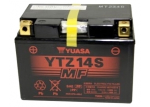 batteria YTZ14-S Yuasa : 150mm x 87mm x 110mm