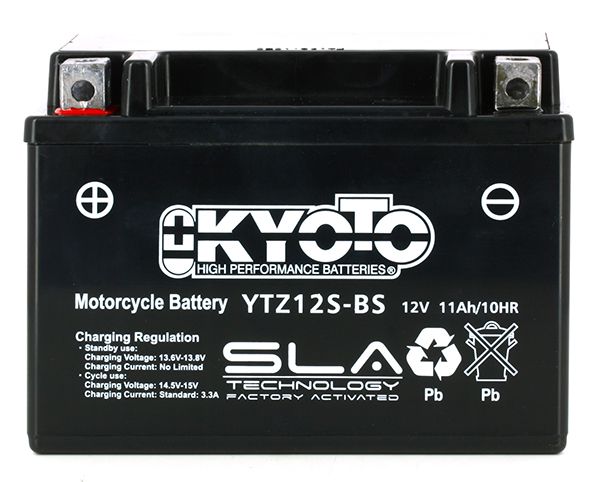 Batteria Kyoto 12 V gtx12 BS MF esente da manutenzione per Aprilia RSV 1000 R dal 2000